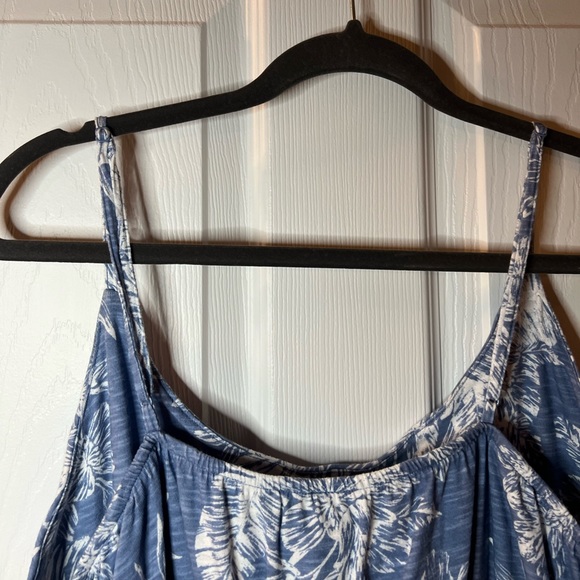Old Navy XL Blue Floral Dress with adjustable straps - Picture 8 of 12